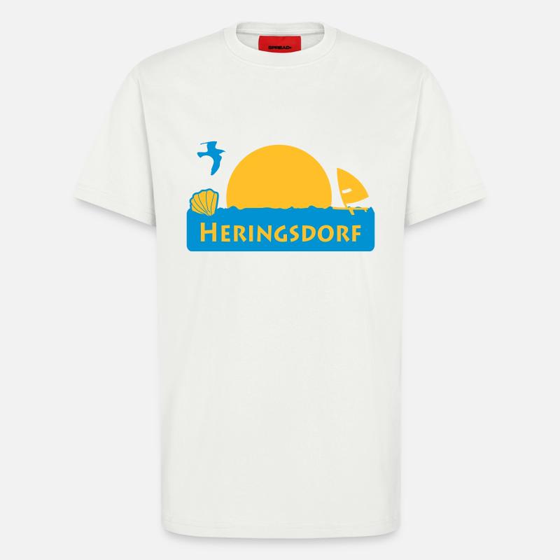 Heringsdorf - T-Shirt - made by SPREAD - OFF WHITE