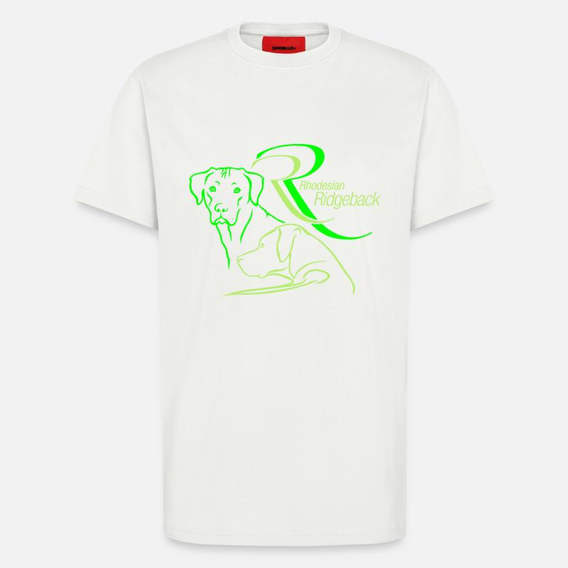 Rhodesian Ridgeback RR - T-Shirt - made by SPREAD - OFF WHITE
