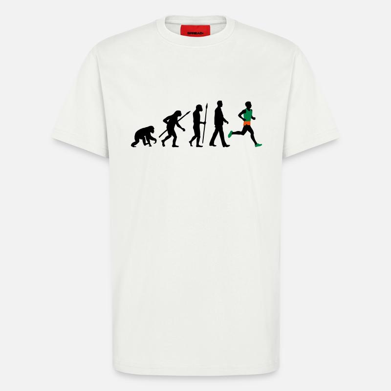 evolution_laufer_102012_a_3c - T-Shirt - made by SPREAD - OFF WHITE