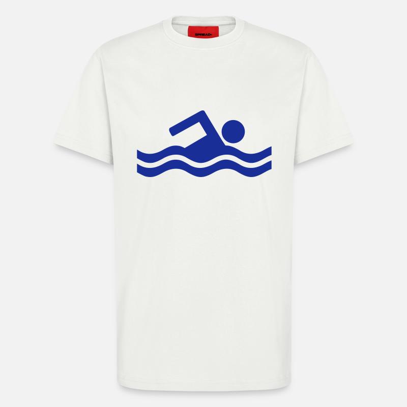 Schwimmen - T-Shirt - made by SPREAD - OFF WHITE