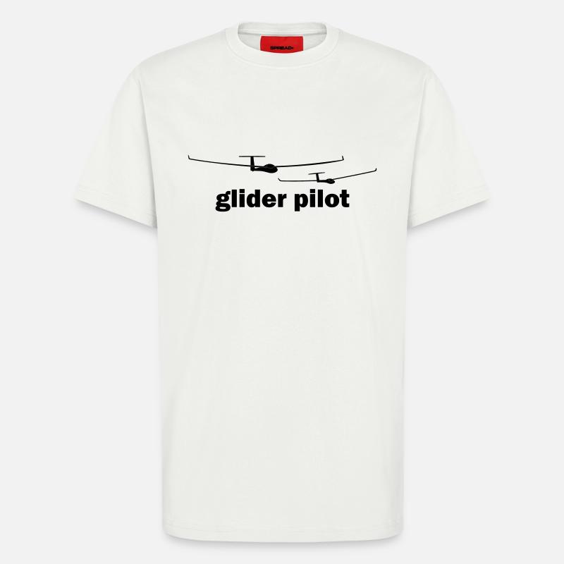 glider pilot - T-Shirt - made by SPREAD - OFF WHITE