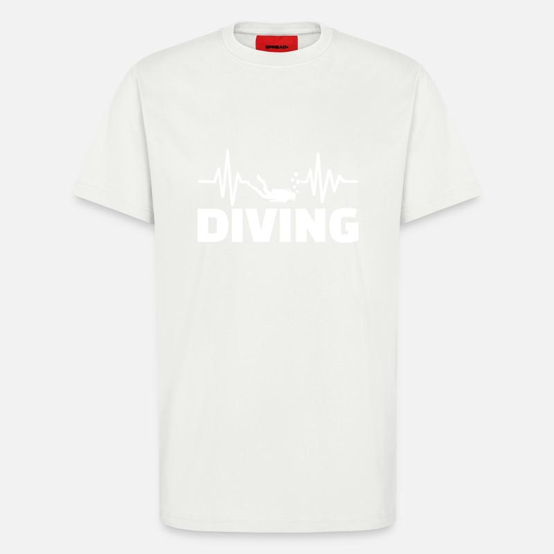 Tauchen - T-Shirt - made by SPREAD - OFF WHITE
