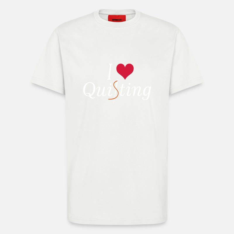 QUILTING - T-Shirt - made by SPREAD - OFF WHITE