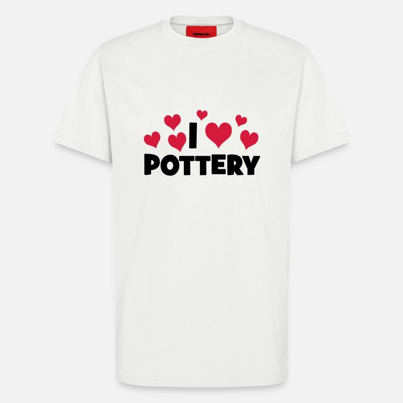 POTTERY - T-Shirt - made by SPREAD - OFF WHITE