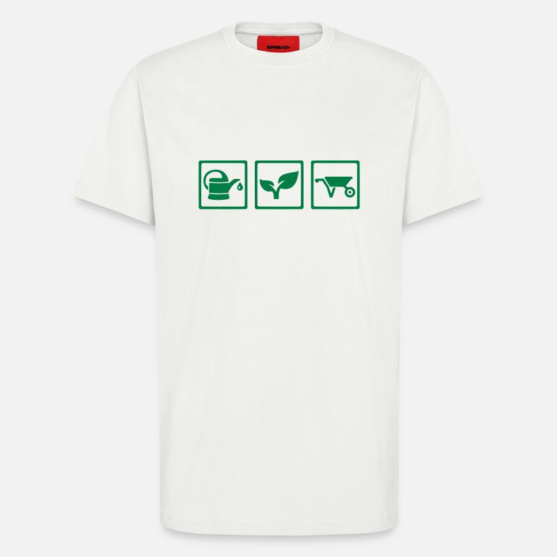 Gärtner - T-Shirt - made by SPREAD - OFF WHITE