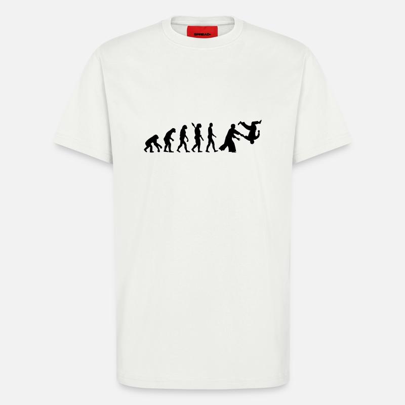 Evolution Aikido - T-Shirt - made by SPREAD - OFF WHITE