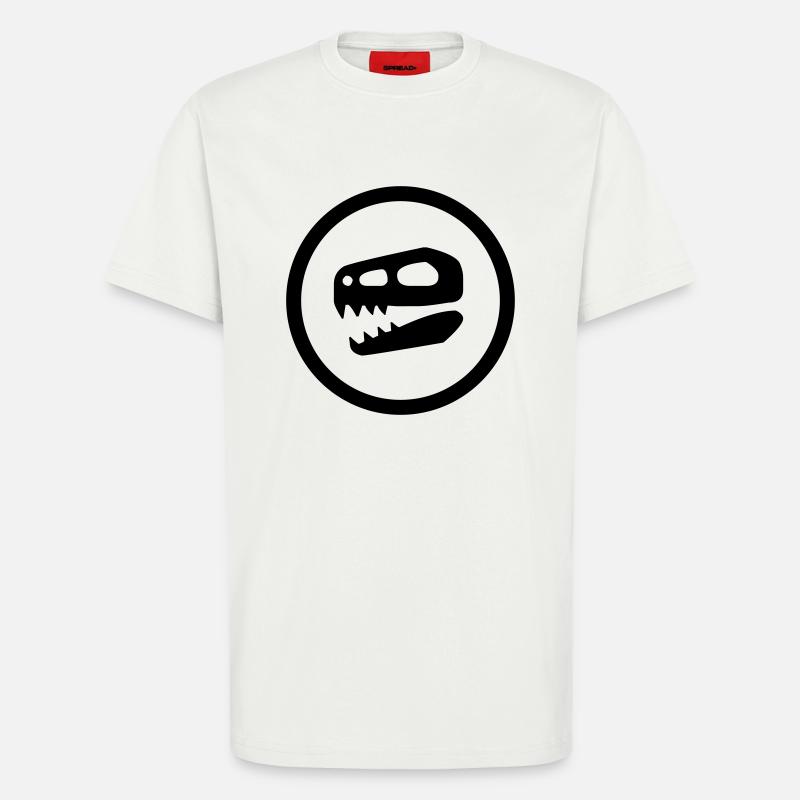 Dinosaurier Schädel Geschenk - T-Shirt - made by SPREAD - OFF WHITE