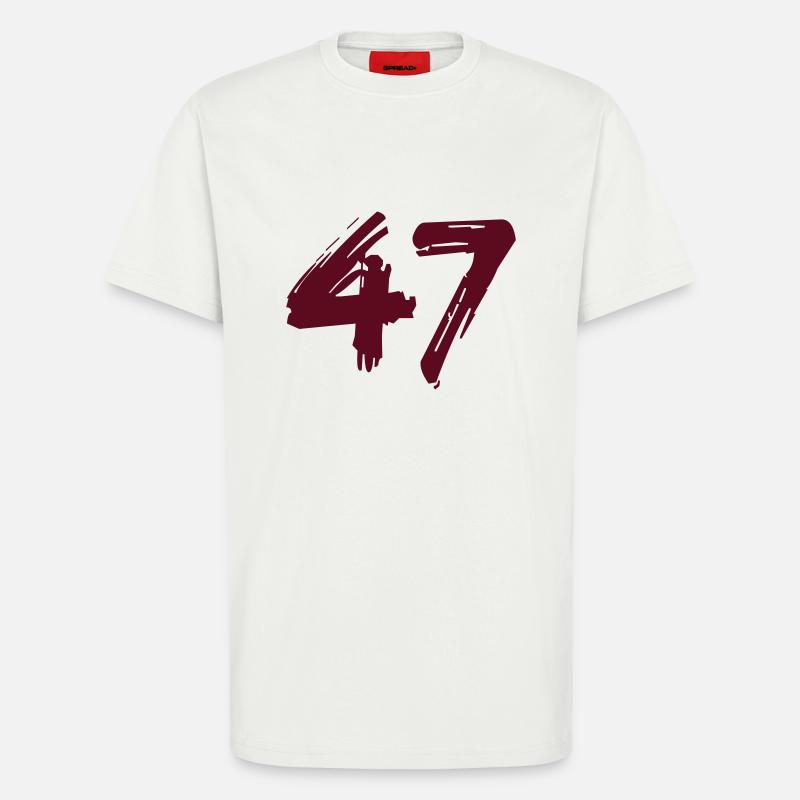 Brushed 47 - T-Shirt - made by SPREAD - OFF WHITE