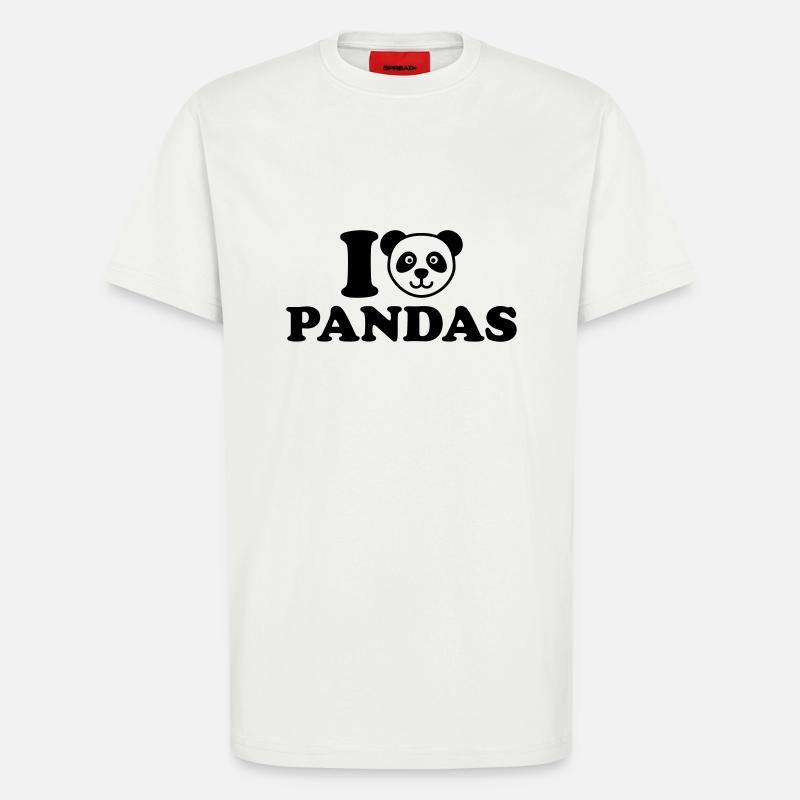 Panda - T-Shirt - made by SPREAD - OFF WHITE