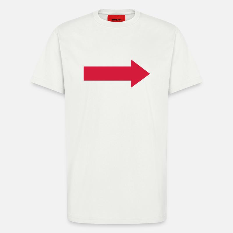 Arrow - T-Shirt - made by SPREAD - OFF WHITE