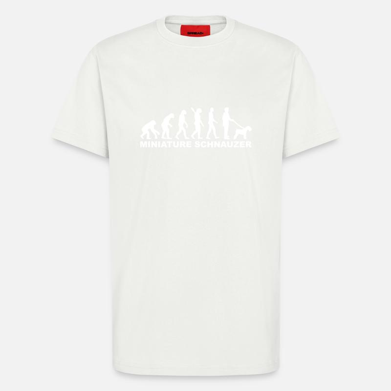 Miniature Schnauzer - T-Shirt - made by SPREAD - OFF WHITE