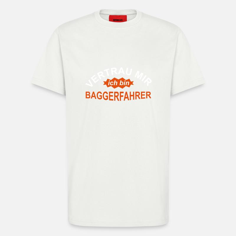 baggerfahrer - T-Shirt - made by SPREAD - OFF WHITE