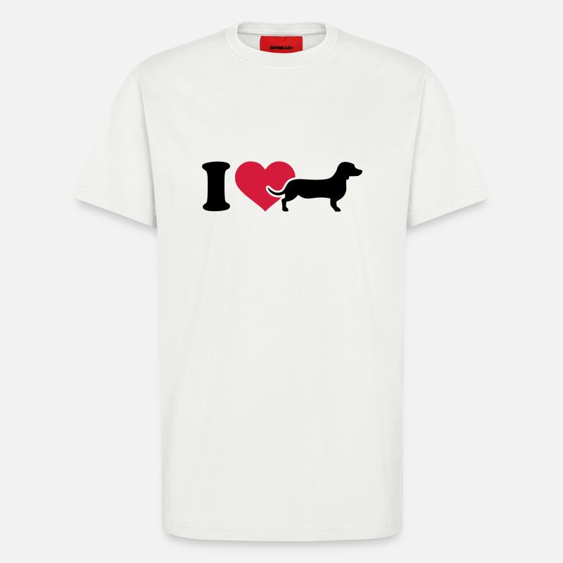 Dackel - T-Shirt - made by SPREAD - OFF WHITE