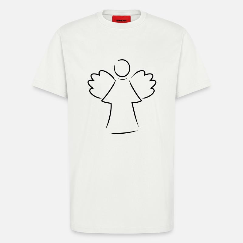 engel - T-Shirt - made by SPREAD - OFF WHITE