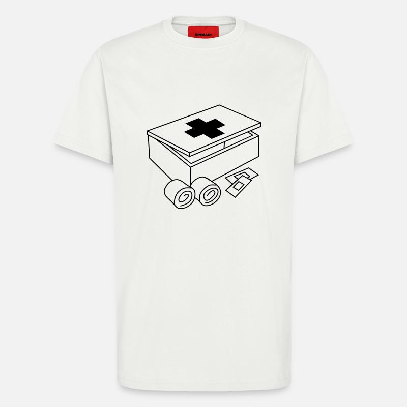 Erste-Hilfe-Kit_c1 - T-Shirt - made by SPREAD - OFF WHITE