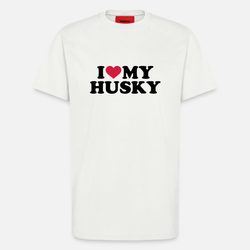 Husky - T-Shirt - made by SPREAD - OFF WHITE