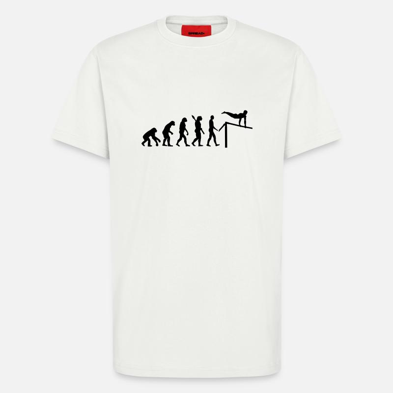 Evolution Gymnastics - T-Shirt - made by SPREAD - OFF WHITE