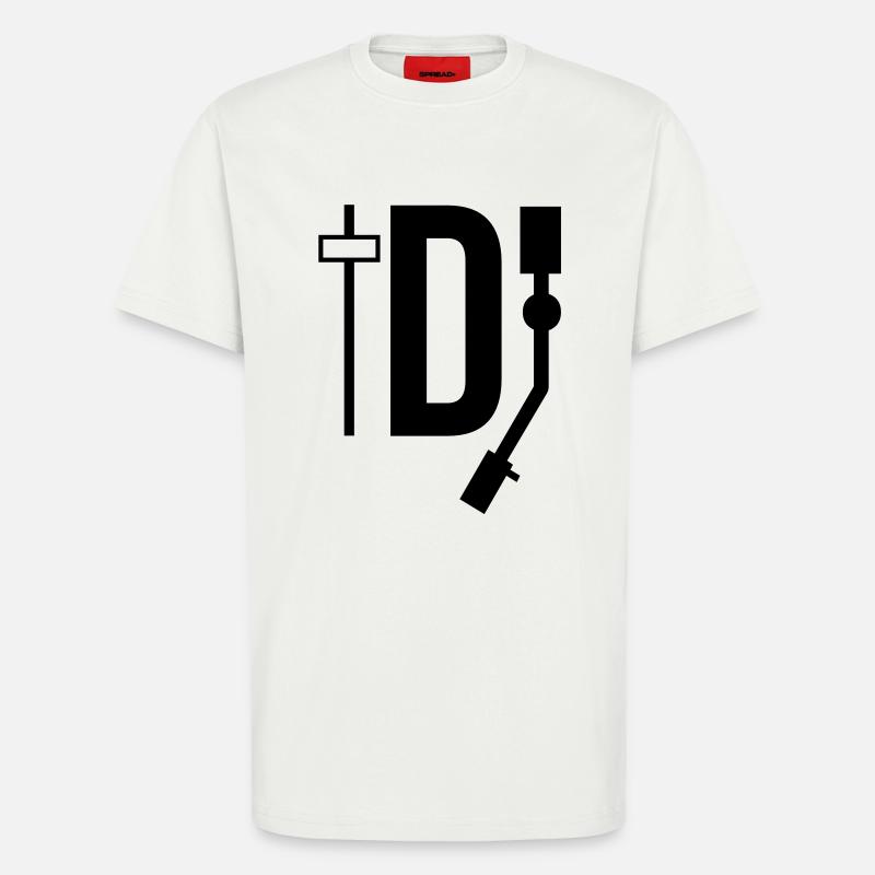 DJ - DEEJAY - T-Shirt - made by SPREAD - OFF WHITE