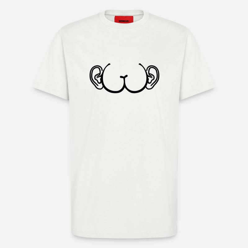 Ass - T-Shirt - made by SPREAD - OFF WHITE