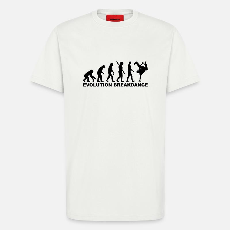 Breakdance - T-Shirt - made by SPREAD - OFF WHITE