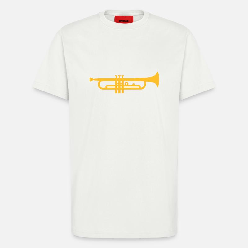 Trompete - T-Shirt - made by SPREAD - OFF WHITE