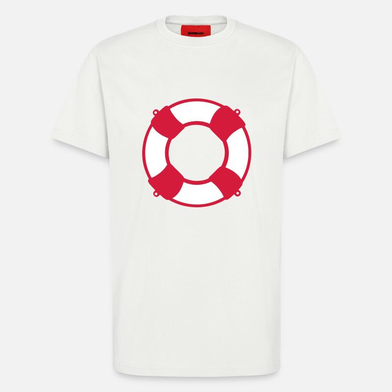 Rettungsring - T-Shirt - made by SPREAD - OFF WHITE