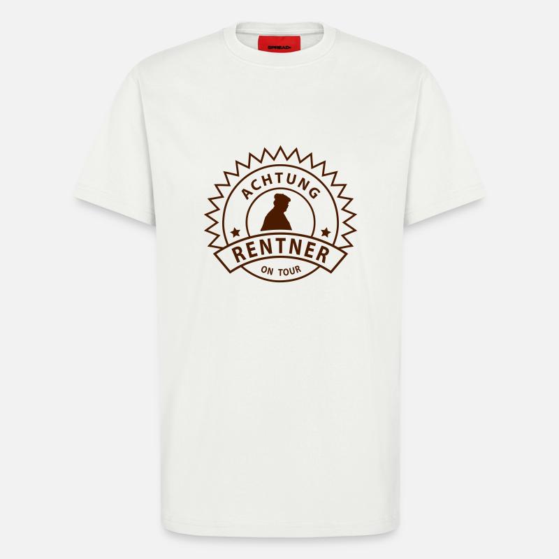 Rentner - T-Shirt - made by SPREAD - OFF WHITE