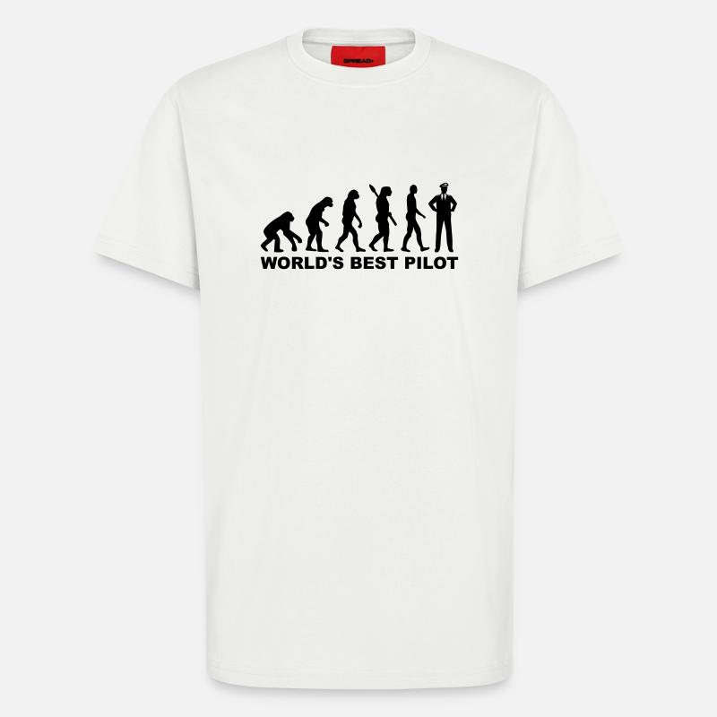 Pilot - T-Shirt - made by SPREAD - OFF WHITE