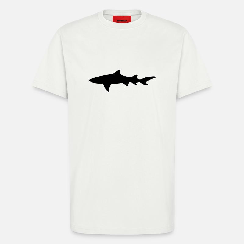 Shark - T-Shirt - made by SPREAD - OFF WHITE