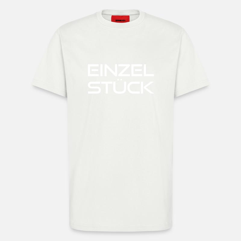 Einzelstück - T-Shirt - made by SPREAD - OFF WHITE