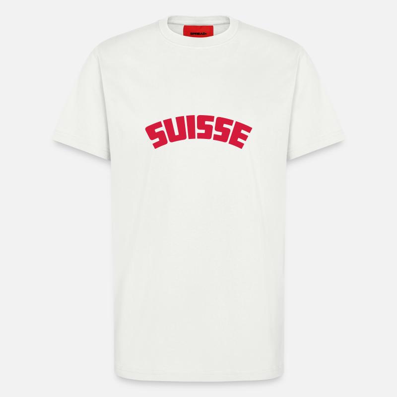 suisse - T-Shirt - made by SPREAD - OFF WHITE
