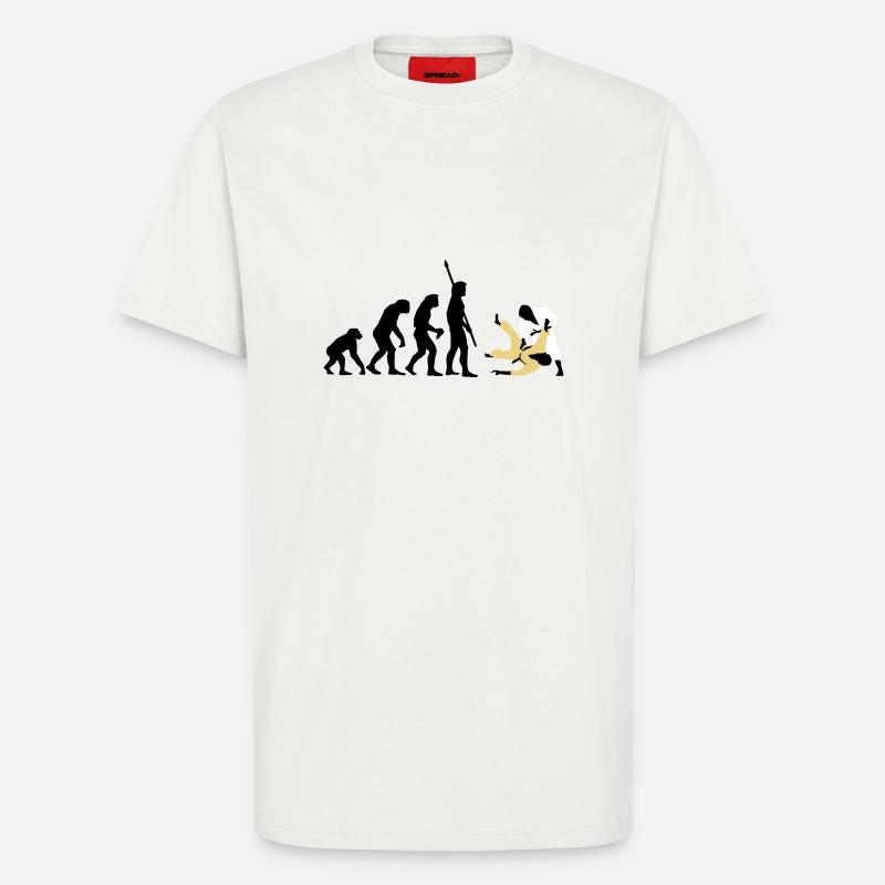 evolution_judo_a_3c - T-Shirt - made by SPREAD - OFF WHITE