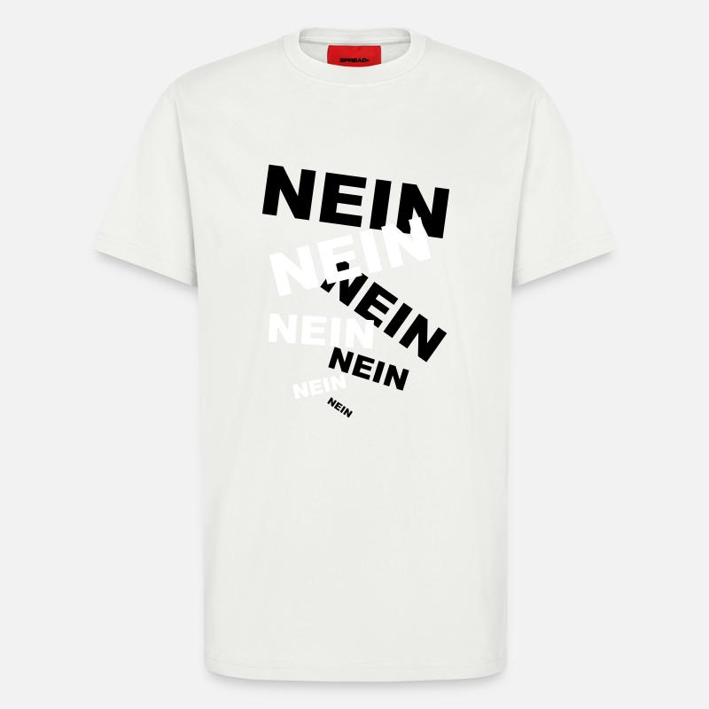 NEIN! - T-Shirt - made by SPREAD - OFF WHITE