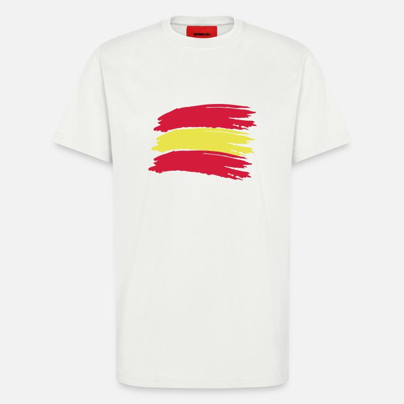 Flagge Spanien - T-Shirt - made by SPREAD - OFF WHITE