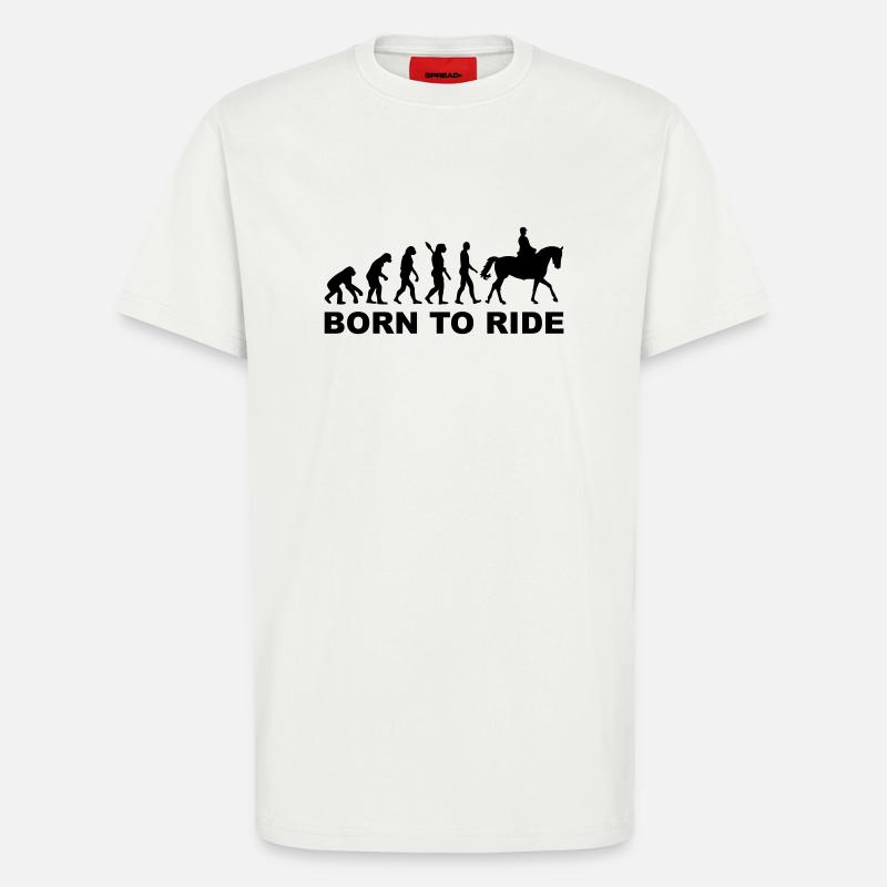 Evolution Riding - T-Shirt - made by SPREAD - OFF WHITE
