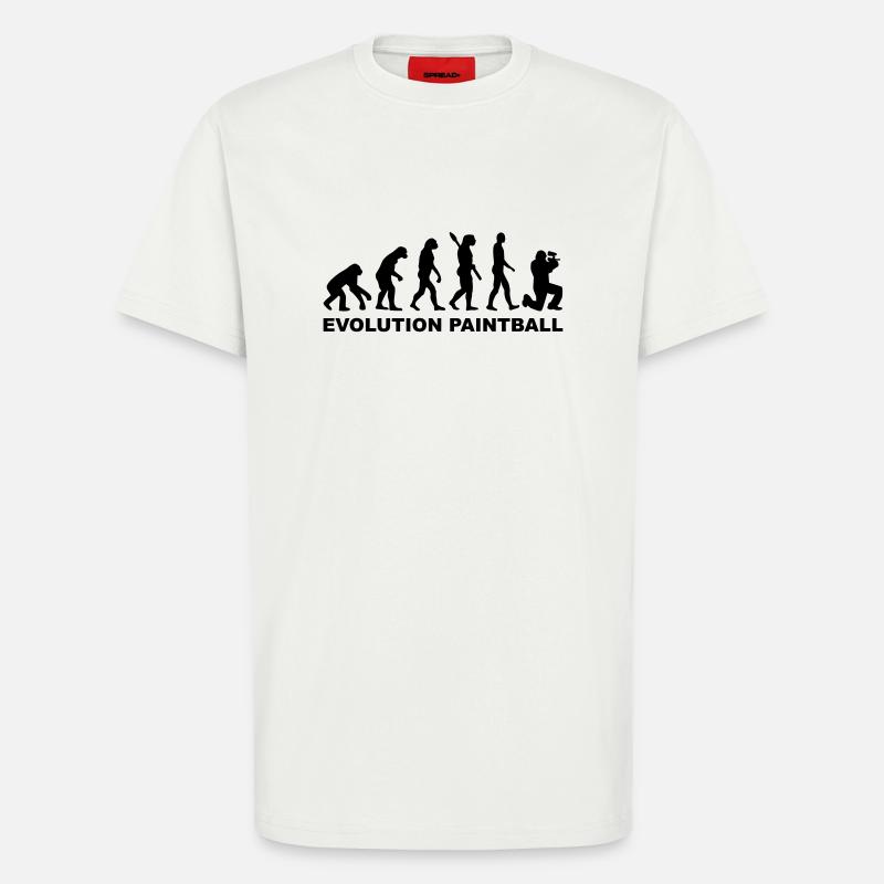 Evolution Paintball - T-Shirt - made by SPREAD - OFF WHITE