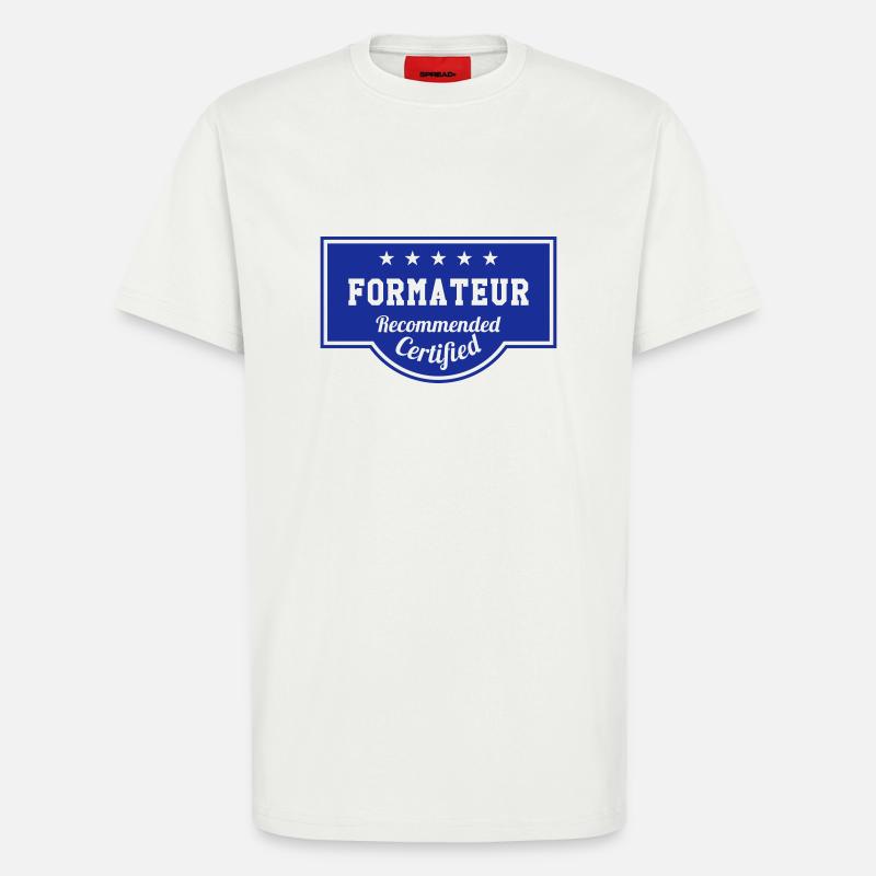 Ausbilder / Lehrer / Gestalter / trainer - T-Shirt - made by SPREAD - OFF WHITE