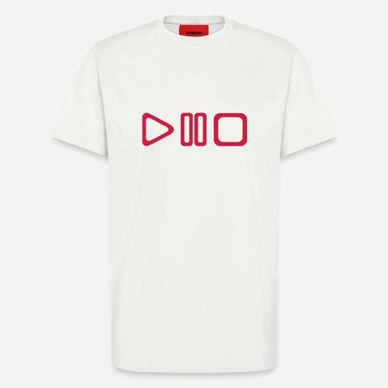 Player Tasten - T-Shirt - made by SPREAD - OFF WHITE