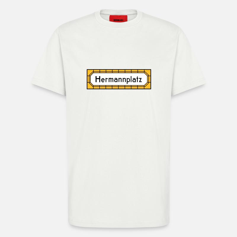 Hermannplatz NEUKÖLLN - T-Shirt - made by SPREAD - OFF WHITE