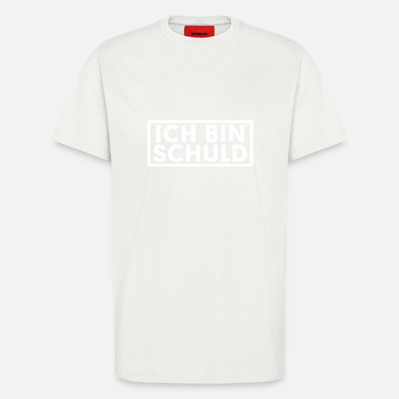 ICH BIN SCHULD - T-Shirt - made by SPREAD - OFF WHITE
