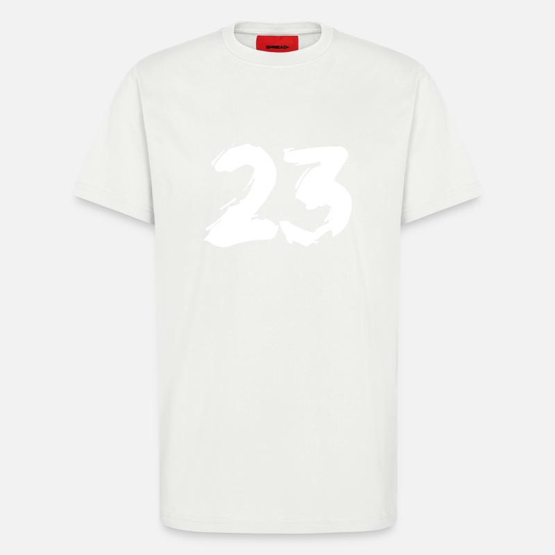 Brushed 23 - T-Shirt - made by SPREAD - OFF WHITE