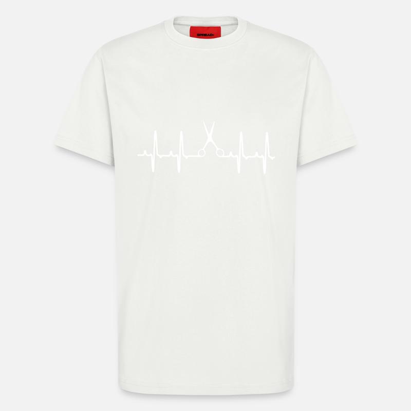 Puls Schere - T-Shirt - made by SPREAD - OFF WHITE