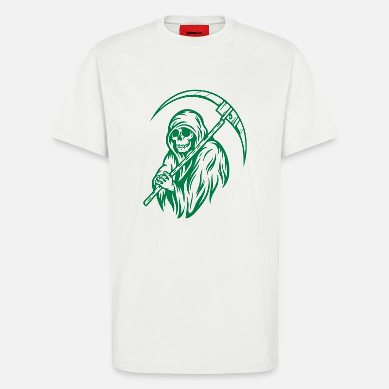 Der Tod und sein Werkzeug - T-Shirt - made by SPREAD - OFF WHITE