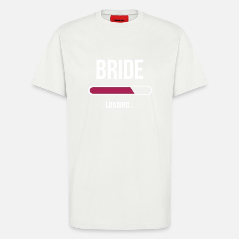 Bride loading - T-shirt bio décontracté fabriqué en UE - OFF WHITE