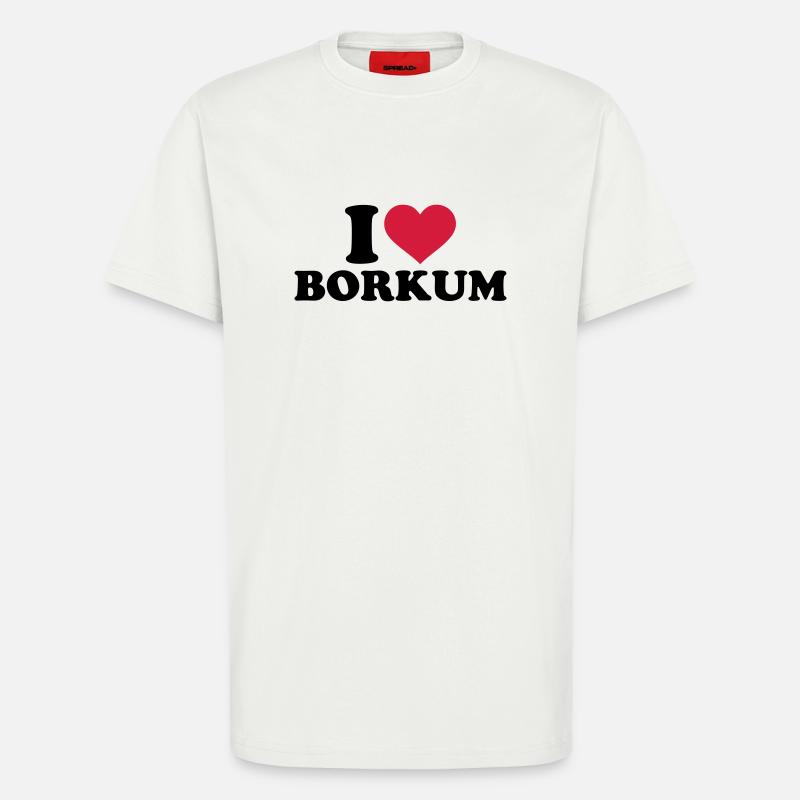 Borkum - T-Shirt - made by SPREAD - OFF WHITE