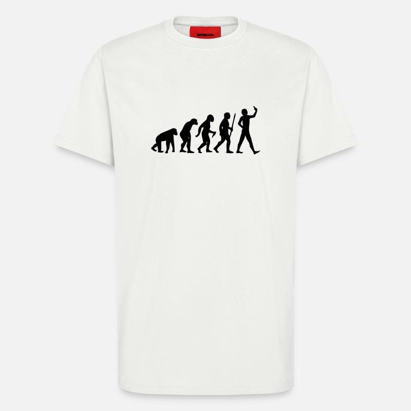 Evolution #Selfie - T-Shirt - made by SPREAD - OFF WHITE