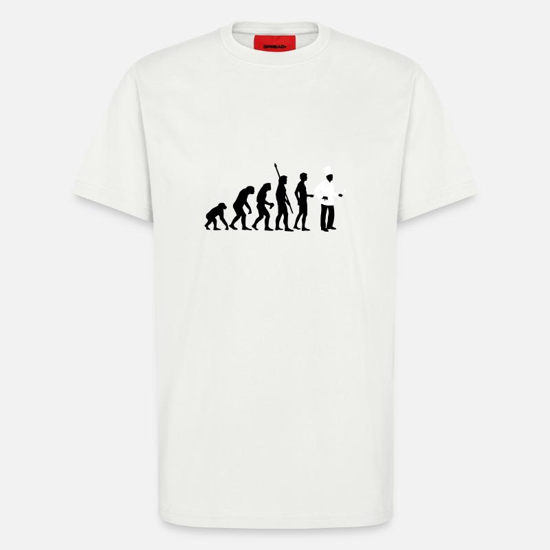 evolution_koch_2c - T-Shirt - made by SPREAD - OFF WHITE
