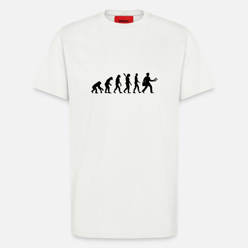 Evolution mailman - T-Shirt - made by SPREAD - OFF WHITE