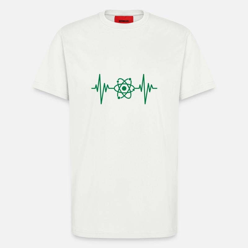 Science Pulse - T-Shirt - made by SPREAD - OFF WHITE