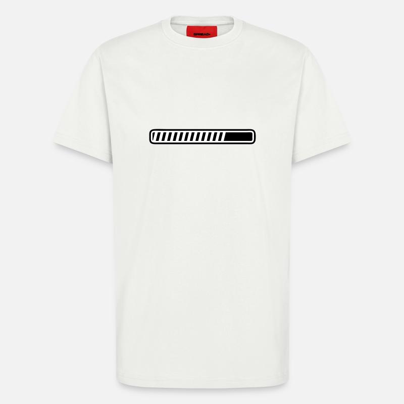 progress bar - T-Shirt - made by SPREAD - OFF WHITE